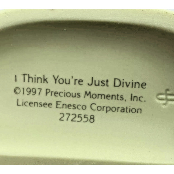 Precious Moments Figurine I Think You're Just Divine Holy Cow 272558 1997 sword - Picture 6 of 7